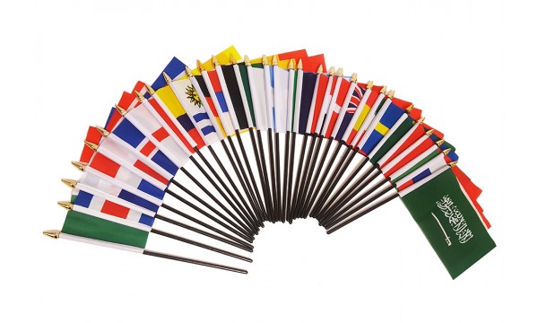 2022 World Cup Small Table Flag Pack